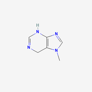 molecular formula C6H8N4 B15072637 7-Methyl-6,7-dihydro-1H-purine 