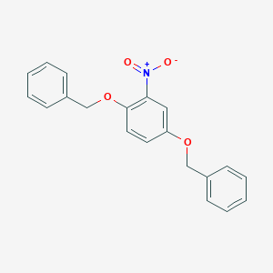 molecular formula C20H17NO4 B150728 1,4-Dibenzyloxy-2-nitrobenzene CAS No. 51792-85-9