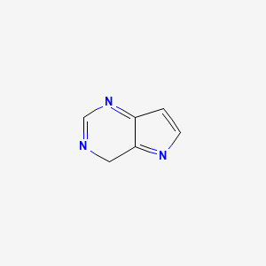 molecular formula C6H5N3 B15072831 4H-Pyrrolo[3,2-d]pyrimidine CAS No. 399-61-1