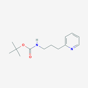 molecular formula C13H20N2O2 B15072845 N-Boc-3-(2-pyridyl)-1-propylamine 