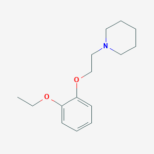 molecular formula C15H23NO2 B15072868 1-(2-(2-Ethoxyphenoxy)ethyl)piperidine 