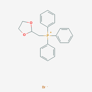 molecular formula C22H22BrO2P B150729 (1,3-Dioxolan-2-ylmethyl)triphenylphosphonium bromide CAS No. 52509-14-5