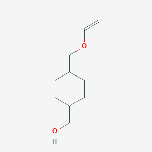molecular formula C10H18O2 B150730 Cyclohexanemethanol, 4-((ethenyloxy)methyl)- CAS No. 114651-37-5