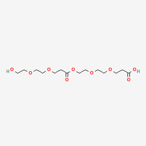 molecular formula C14H26O9 B15073145 Hydroxy-PEG2-CH2CH2COO-PEG2-propionic acid 