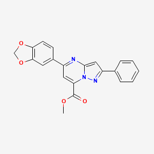 molecular formula C21H15N3O4 B15073321 MCI-INI-3 
