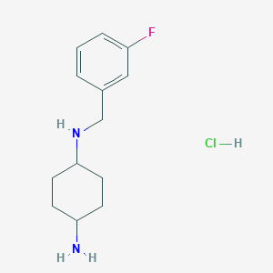 (1r,4r)-N1-(3-Fluorobenzyl)cyclohexane-1,4-diamine hydrochloride