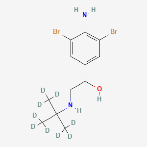 molecular formula C12H18Br2N2O B15073517 Brombuterol D9 