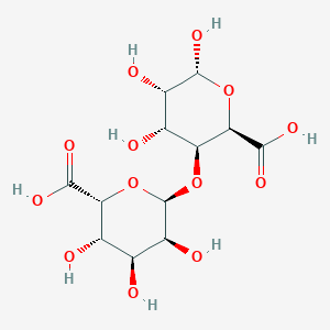 molecular formula C12H18O13 B15073575 L-Diguluronic acid 