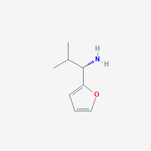 (S)-1-(2-Furyl)-2-methylpropane-1-amine