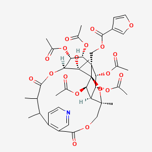 molecular formula C41H47NO19 B15073687 Hypoglaunine D 