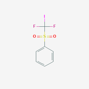molecular formula C7H5F2IO2S B150737 ((Difluoroiodomethyl)sulfonyl)benzene CAS No. 802919-90-0