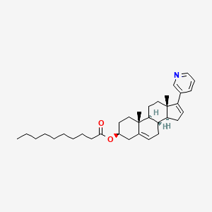 molecular formula C34H49NO2 B15073790 Abiraterone Decanoate CAS No. 2486052-18-8