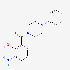 (3-Amino-2-hydroxyphenyl)(4-phenylpiperazin-1-yl)methanone