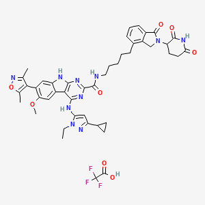 molecular formula C45H47F3N10O8 B15073872 BETd-260 trifluoroacetate 