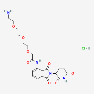 Pomalidomide-amino-PEG3-NH2 hydrochloride