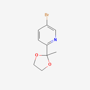 5-Bromo-2-(2-methyl-1,3-dioxolan-2-yl)pyridine