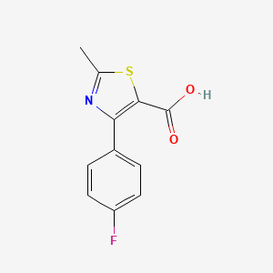 2-Methyl-4-(4-fluorophenyl)thiazole-5-carboxylic acid
