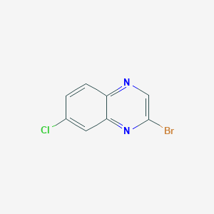 molecular formula C8H4BrClN2 B1507413 2-Bromo-7-chloroquinoxaline CAS No. 89891-64-5