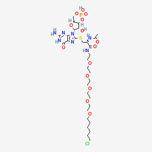 molecular formula C31H51ClN7O14PS B15074173 cGMP-HTL 