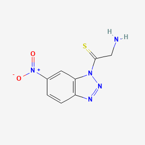 molecular formula C8H7N5O2S B1507422 Boc-ThionoGly-1-(6-nitro)benzotriazolide CAS No. 436154-59-5