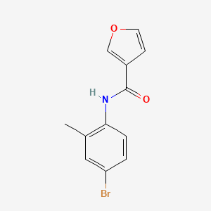 molecular formula C12H10BrNO2 B15074342 N-(4-bromo-2-methylphenyl)-3-furamide 