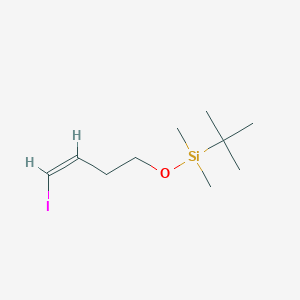 molecular formula C10H21IOSi B15074500 tert-butyl(dimethyl)silyl (3Z)-4-iodo-3-butenyl ether 