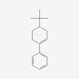 molecular formula C16H22 B15074529 1-Phenyl-4-tert-butyl-1-cyclohexene 