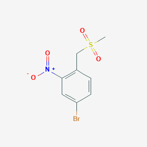 Benzene, 4-bromo-1-[(methylsulfonyl)methyl]-2-nitro-