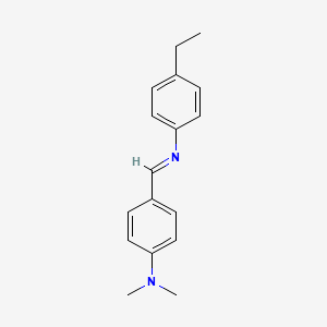 molecular formula C17H20N2 B15074770 N-(4-(Dimethylamino)benzylidene)-4-ethylaniline CAS No. 63683-76-1