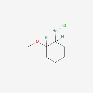 molecular formula C7H13ClHgO B15074917 Chloro-(2-methoxycyclohexyl)mercury CAS No. 1123-76-8