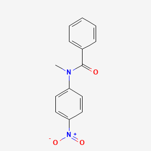 molecular formula C14H12N2O3 B15074945 N-methyl-N-(4-nitrophenyl)benzamide CAS No. 33672-82-1