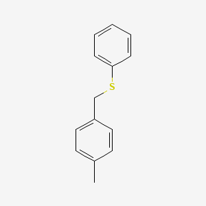 molecular formula C14H14S B15075041 4-Methylbenzyl phenyl sulfide CAS No. 5023-65-4