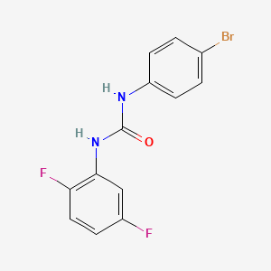 molecular formula C13H9BrF2N2O B15075174 1-(4-Bromophenyl)-3-(2,5-difluorophenyl)urea 