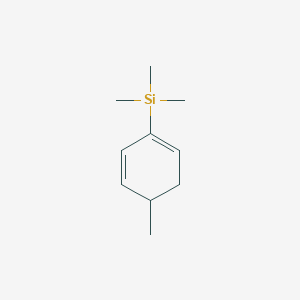 molecular formula C10H18Si B15075237 Trimethyl(4-methylcyclohexa-1,5-dien-1-yl)silane CAS No. 81064-06-4