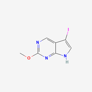 5-Iodo-2-methoxy-7H-pyrrolo[2,3-D]pyrimidine