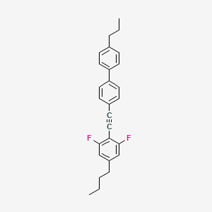 4-(4-Butyl-2,6-difluorophenylethynyl)-4'-propylbiphenyl