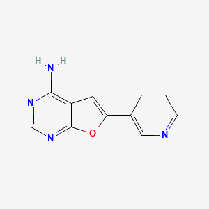 6-(Pyridin-3-YL)furo[2,3-D]pyrimidin-4-amine