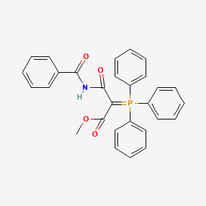 molecular formula C29H24NO4P B15075351 Methyl 3-oxo-3-[(phenylcarbonyl)amino]-2-(triphenyl-lambda~5~-phosphanylidene)propanoate 
