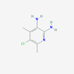 molecular formula C7H10ClN3 B1507536 5-Chloro-4,6-dimethylpyridine-2,3-diamine CAS No. 827587-17-7