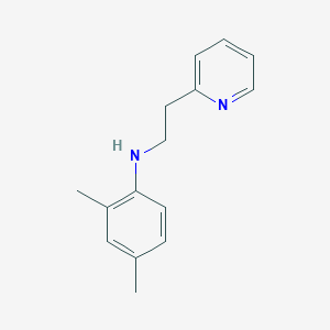 molecular formula C15H18N2 B15075395 2-(2-(2,4-Dimethylanilino)ethyl)pyridine CAS No. 86198-71-2