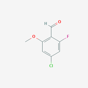 4-Chloro-2-fluoro-6-methoxybenzaldehyde