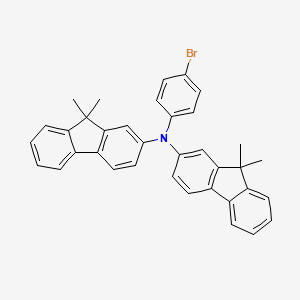 4-Bromo-N,N-bis(9,9-dimethyl-9H-fluoren-2-yl)aniline