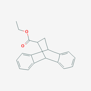 molecular formula C19H18O2 B15075622 Ethyl 9,10-dihydro-9,10-ethanoanthracene-11-carboxylate 