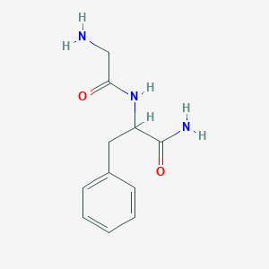 molecular formula C11H15N3O2 B15075682 Glycyl-D-phenylalaninamide 