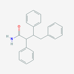 molecular formula C22H21NO B15075742 2,3,4-Triphenylbutyramide CAS No. 110664-07-8