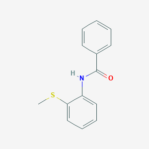molecular formula C14H13NOS B15075750 N-[2-(methylsulfanyl)phenyl]benzamide CAS No. 51942-32-6