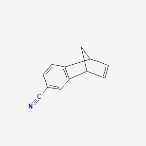 molecular formula C12H9N B15075799 1,4-Dihydro-1,4-methanonaphthalene-6-carbonitrile CAS No. 16513-60-3