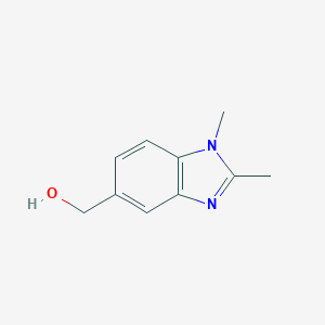 molecular formula C10H12N2O B150758 (1,2-Dimethyl-1H-benzo[d]imidazol-5-yl)methanol CAS No. 4589-66-6