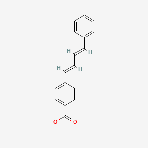 molecular formula C18H16O2 B15075863 Methyl 4-(4-phenyl-1,3-butadien-1-YL)benzoate CAS No. 101723-02-8