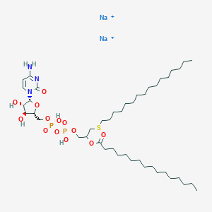 molecular formula C44H83N3Na2O13P2S+2 B150759 A-Cdp-hptg CAS No. 125592-29-2